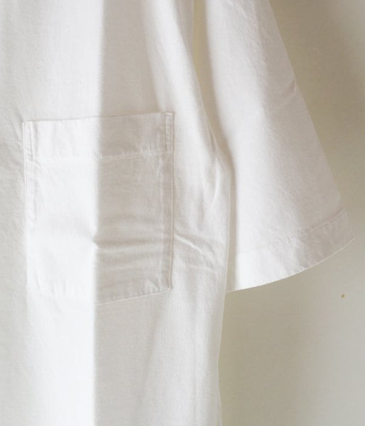MHL./GARMENT DYE BASIC JERSEY SS T-SHIRTS (WHITE)