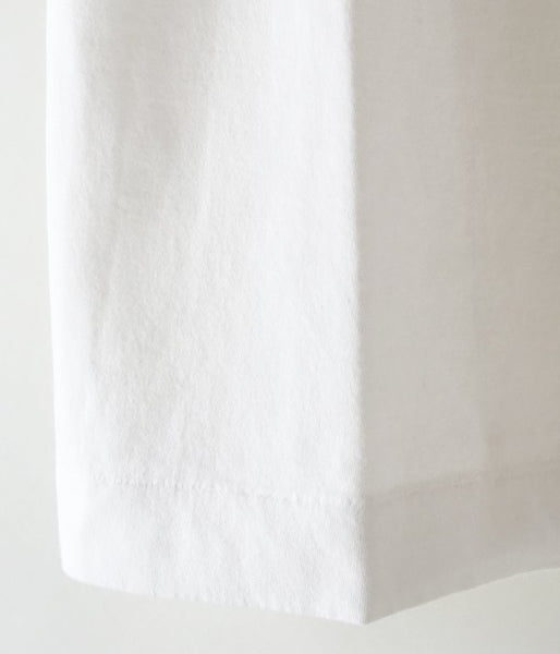MHL./GARMENT DYE BASIC JERSEY SS T-SHIRTS (WHITE)
