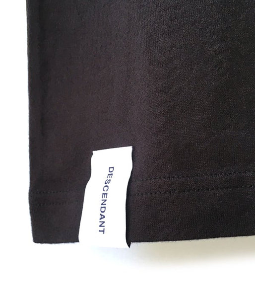 DESCENDANT/CROP POCKET SS TEE 02 (BLACK)