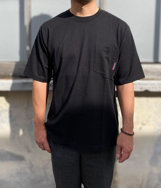 DESCENDANT/CROP POCKET SS TEE 02 (BLACK)