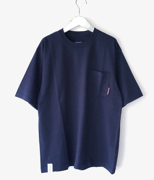 DESCENDANT/CROP POCKET SS TEE 02 (NAVY)