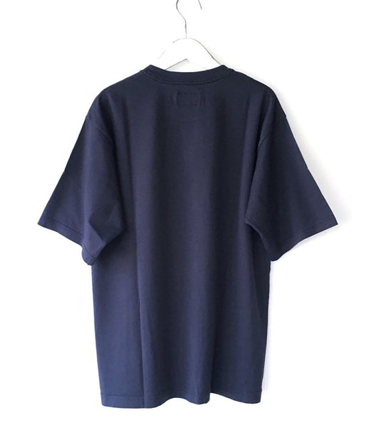 DESCENDANT/CROP POCKET SS TEE 02 (NAVY)