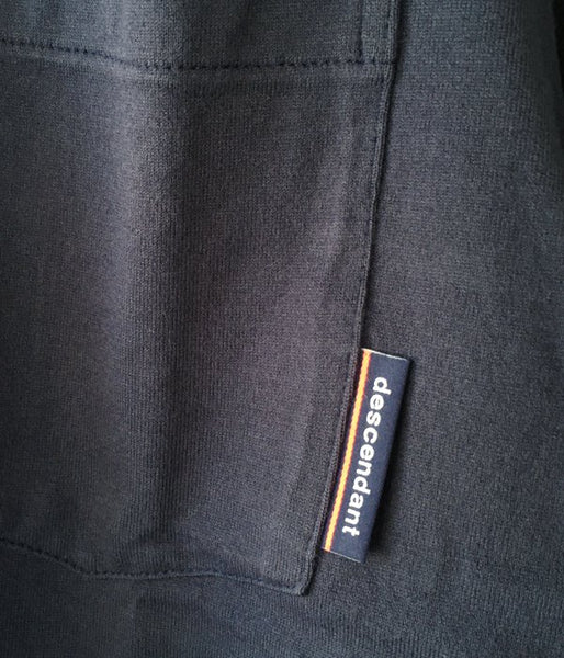 DESCENDANT/CROP POCKET SS TEE 02 (NAVY)