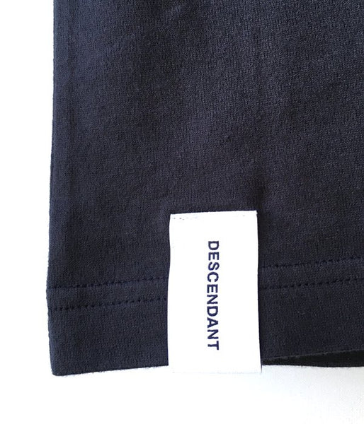 DESCENDANT/CROP POCKET SS TEE 02 (NAVY)