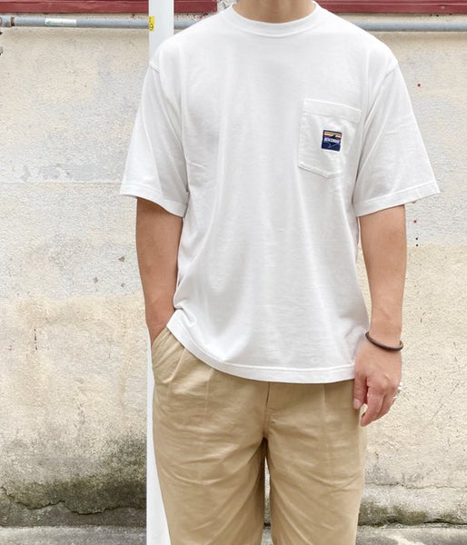 DESCENDANT/POCKET SS TEE 01 (WHITE)