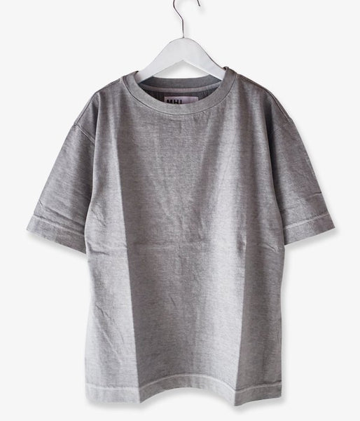 MHL./NATURAL DYE LIGHT JERSEY SS T-SHIRTS (GRAY)