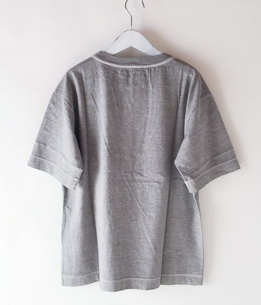 MHL./NATURAL DYE LIGHT JERSEY SS T-SHIRTS (GRAY)