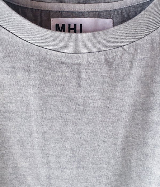 MHL./NATURAL DYE LIGHT JERSEY SS T-SHIRTS (GRAY)