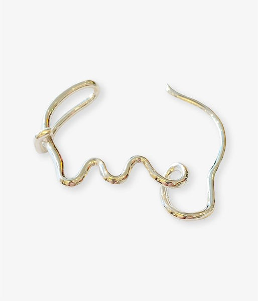 R.ALAGAN/VINE FICKLE BANGLE(SILVER)
