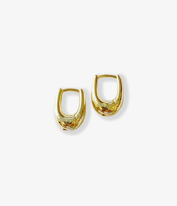 R.ALAGAN/TINY TINY PUFFY HOOPS (GOLD)