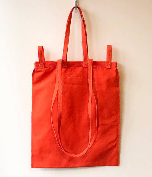 MM6 MAISON MARGIELA/INSIDEOUT LOGO BAG(ORANGE)