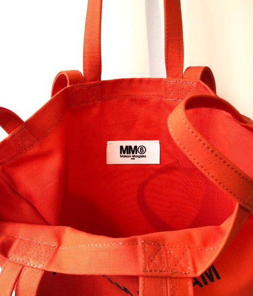 MM6 MAISON MARGIELA/INSIDEOUT LOGO BAG(ORANGE)
