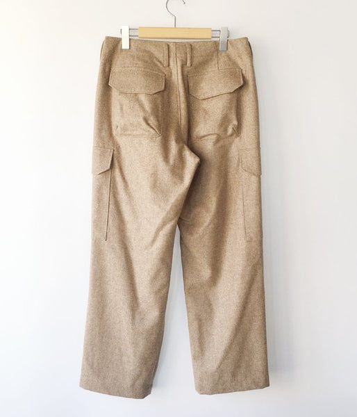 POLYPLOID/CARGO TACK PANTS C (NATURAL MELANGE)