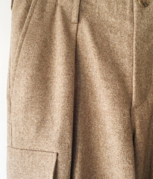 POLYPLOID/CARGO TACK PANTS C (NATURAL MELANGE)
