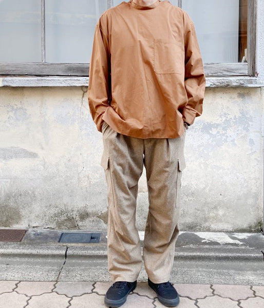 POLYPLOID/CARGO TACK PANTS C (NATURAL MELANGE)