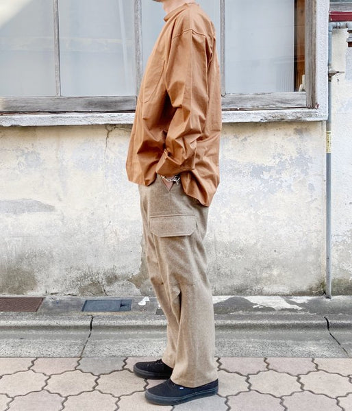 POLYPLOID/CARGO TACK PANTS C (NATURAL MELANGE)