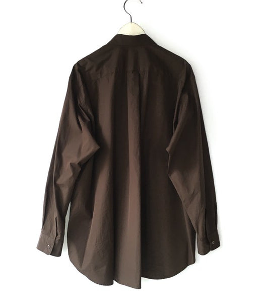 holk/REGULER SHIRT (BROWN)