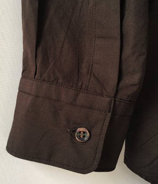 holk/REGULER SHIRT (BROWN)