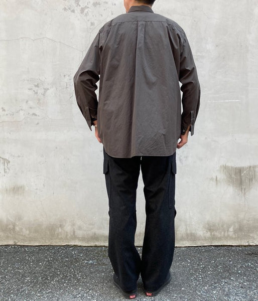 holk/REGULER SHIRT (BROWN)