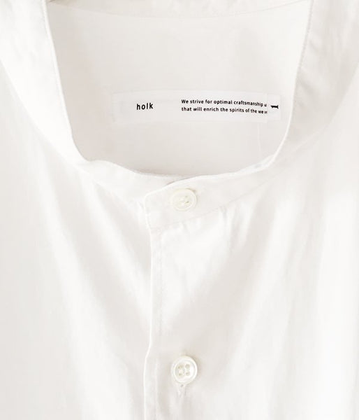 holk/STAND SHIRT (WHITE)
