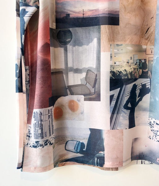 PHEENY/PRINT DRAPE NECK(MULTI)