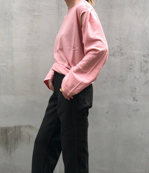 FUMIKA_UCHIDA/SEPARATE-SLEEVE LONG TEE(PINK)