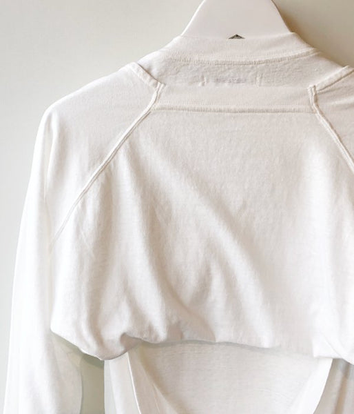 FUMIKA_UCHIDA/SEPARATE-SLEEVE LONG TEE(WHITE)