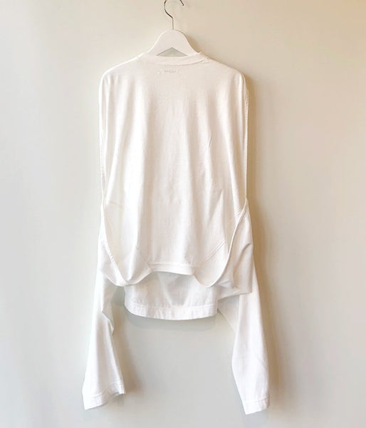 FUMIKA_UCHIDA/SEPARATE-SLEEVE LONG TEE(WHITE)