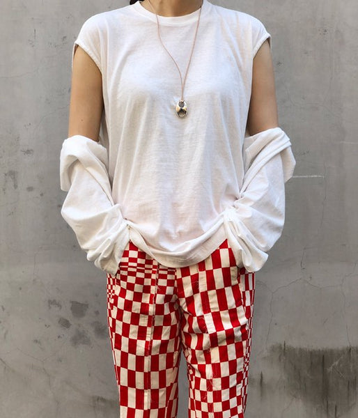 FUMIKA_UCHIDA/SEPARATE-SLEEVE LONG TEE(WHITE)
