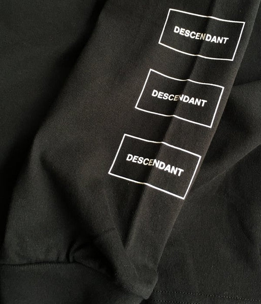 DESCENDANT/MILITIA LAYERD TEE (BLACK)
