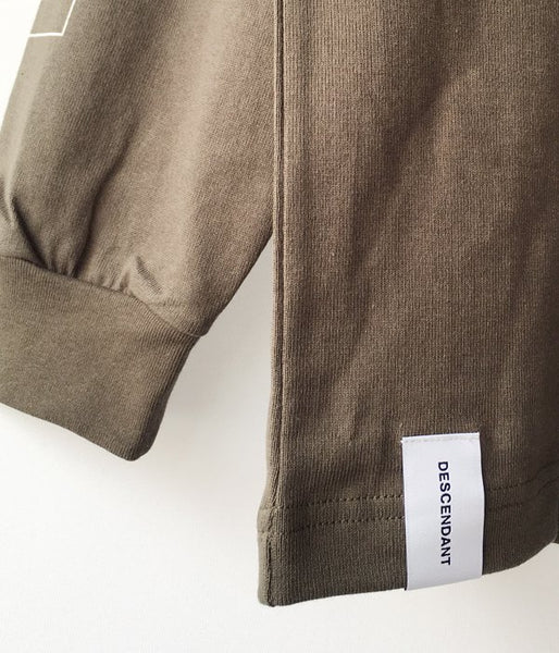 DESCENDANT/MILITIA LAYERD TEE (OLIVE DRAB)
