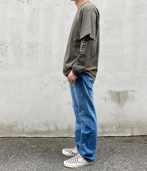 DESCENDANT/MILITIA LAYERD TEE (OLIVE DRAB)
