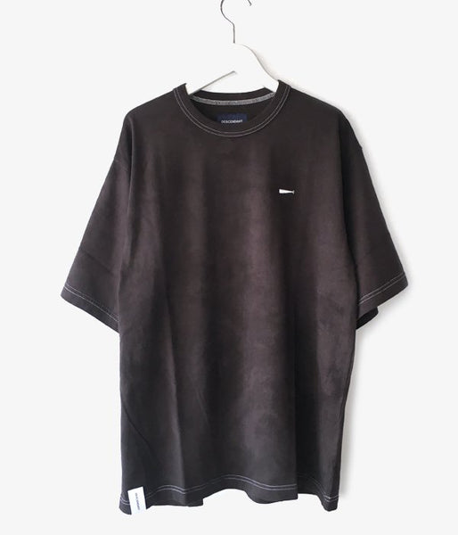 DESCENDANT/CACHALOT STRIP TIE DYE SS (BLACK)
