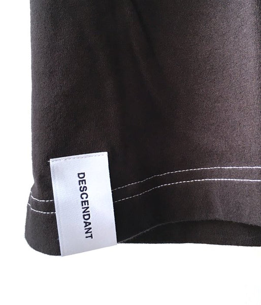 DESCENDANT/CACHALOT STRIP TIE DYE SS (BLACK)