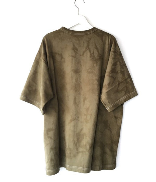 DESCENDANT/CACHALOT STRIP TIE DYE SS (OLIVE DRAB)