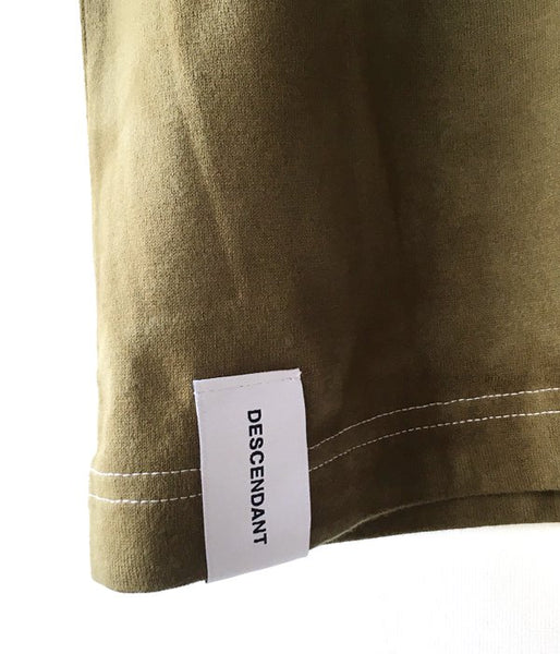 DESCENDANT/CACHALOT STRIP TIE DYE SS (OLIVE DRAB)