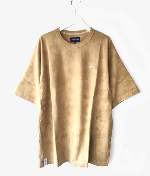 DESCENDANT/CACHALOT STRIP TIE DYE SS (BEIGE)