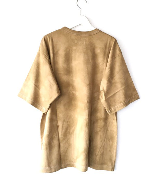 DESCENDANT/CACHALOT STRIP TIE DYE SS (BEIGE)
