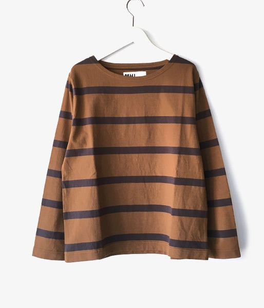 MHL./WIDE STRIPE DRY JERSEY WOMENS (BROWN)