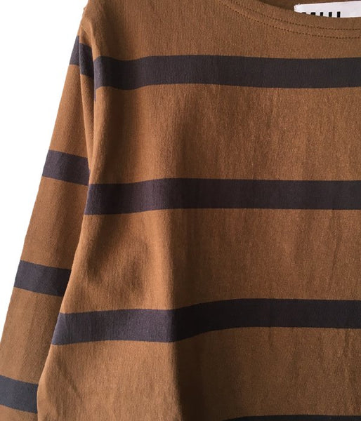 MHL./WIDE STRIPE DRY JERSEY WOMENS (BROWN)