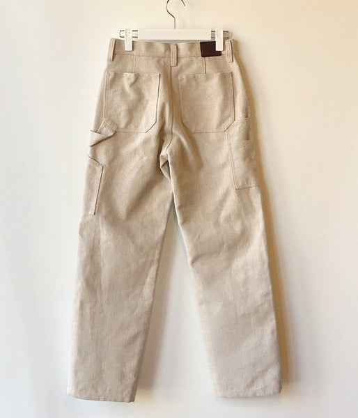 FUMIKA_UCHIDA/CANVAS BONDING PAINTER PANTS(KINARI/WHT)