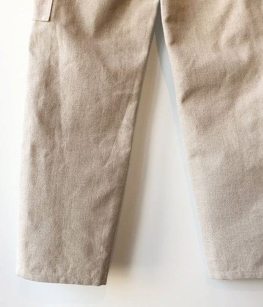 FUMIKA_UCHIDA/CANVAS BONDING PAINTER PANTS(KINARI/WHT)