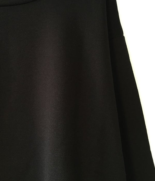DESCENDANT/BOX CREW NECK SWEATSHIRT (BLACK)