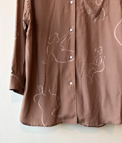 WRYHT/ONE-PIECE COLLAR BLOUSE(DUNE)