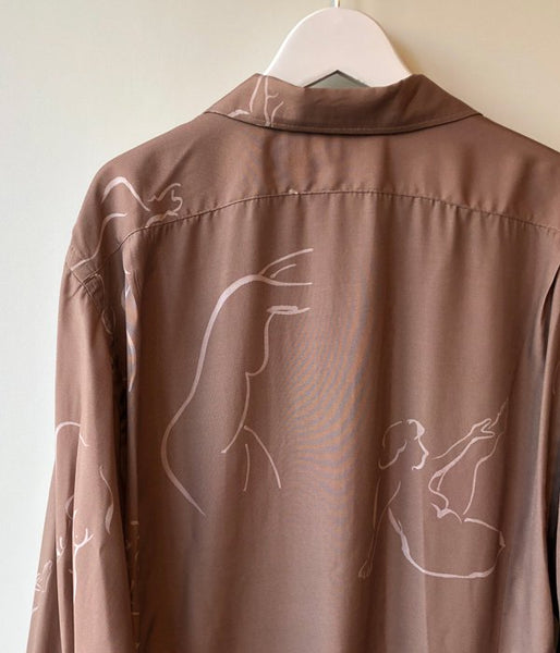 WRYHT/ONE-PIECE COLLAR BLOUSE(DUNE)