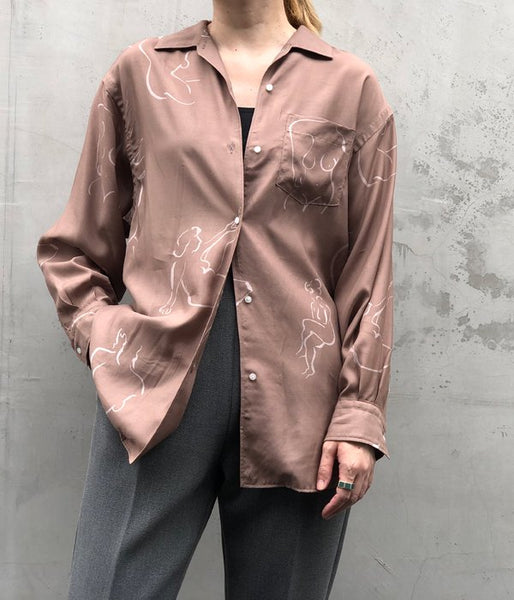 WRYHT/ONE-PIECE COLLAR BLOUSE(DUNE)