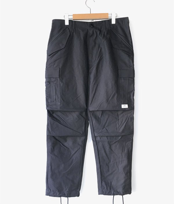 パンツ DESCENDANT D-65M SATIN TROUSERS 3 DESCENDANT/D-65M SATIN TROUSERS (BLACK)