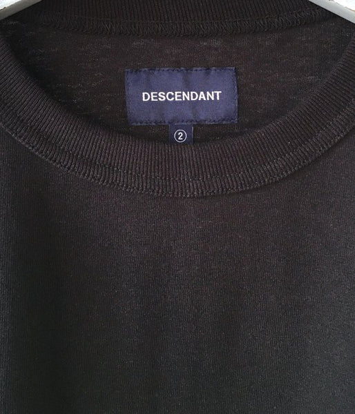 DESCENDANT/SEMAPHORE CREW NECK SS FULL SIZE (BLACK)