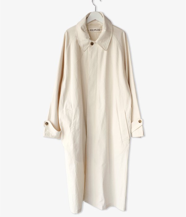 最終値下げ POLYPLOID ベージュ リネン コート 最終値下げ POLYPLOID ベージュ リネン コート