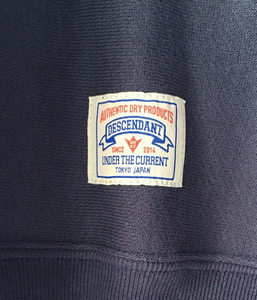 DESCENDANT/PX CREW NECK SWEATSHIRT (NAVY)